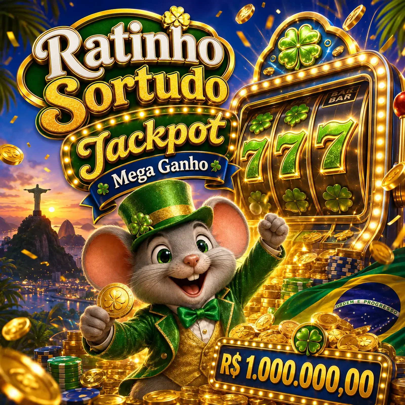 Promoção de bônus sem depósito para jogar Ratinho Sortudo online.webp